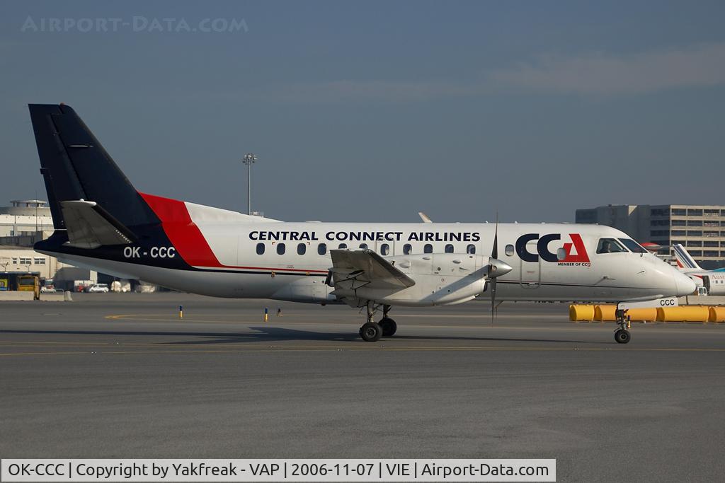 OK-CCC, 1990 Saab 340B C/N 340B-208, Central Connect Airliens Saab 340