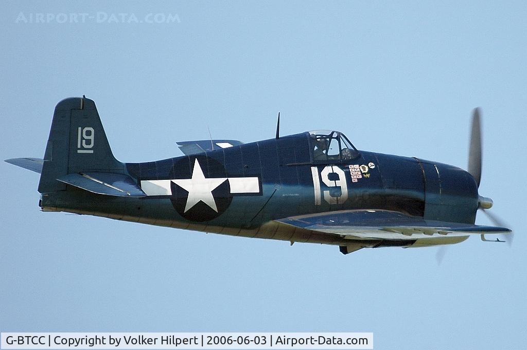 G-BTCC, 1944 Grumman F6F-5K Hellcat. C/N A-1733, Grumman F6F-5 Hellcat