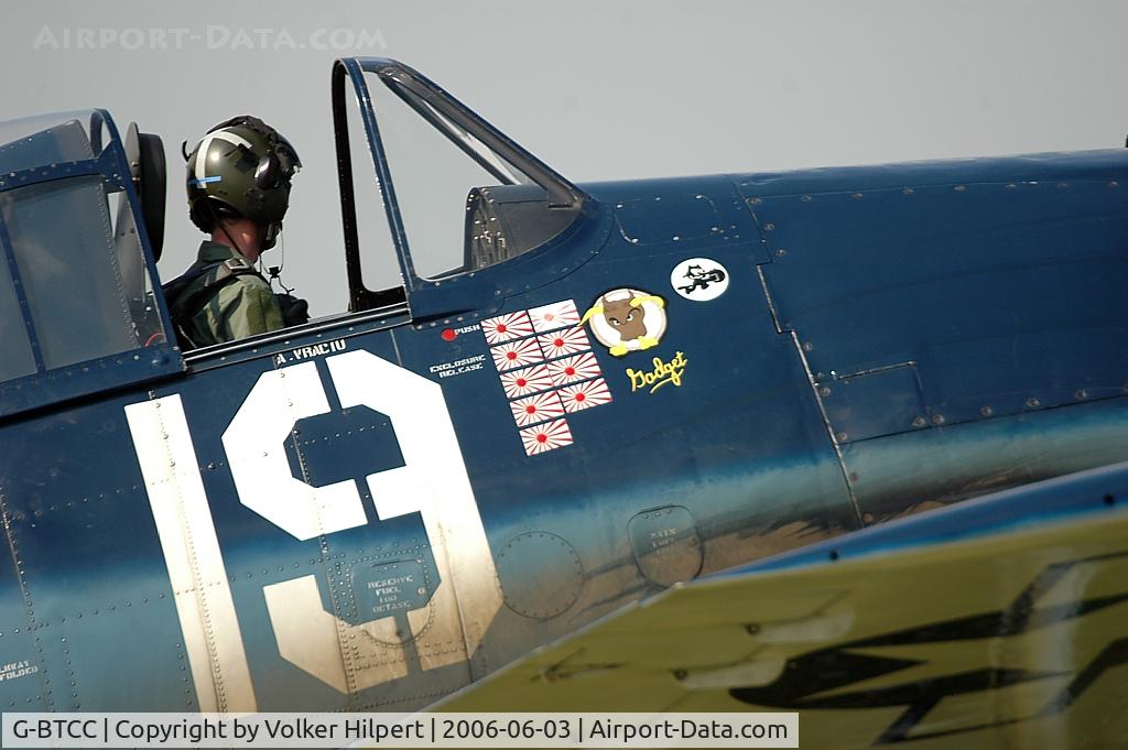 G-BTCC, 1944 Grumman F6F-5K Hellcat. C/N A-1733, Grumman F6F-5 Hellcat