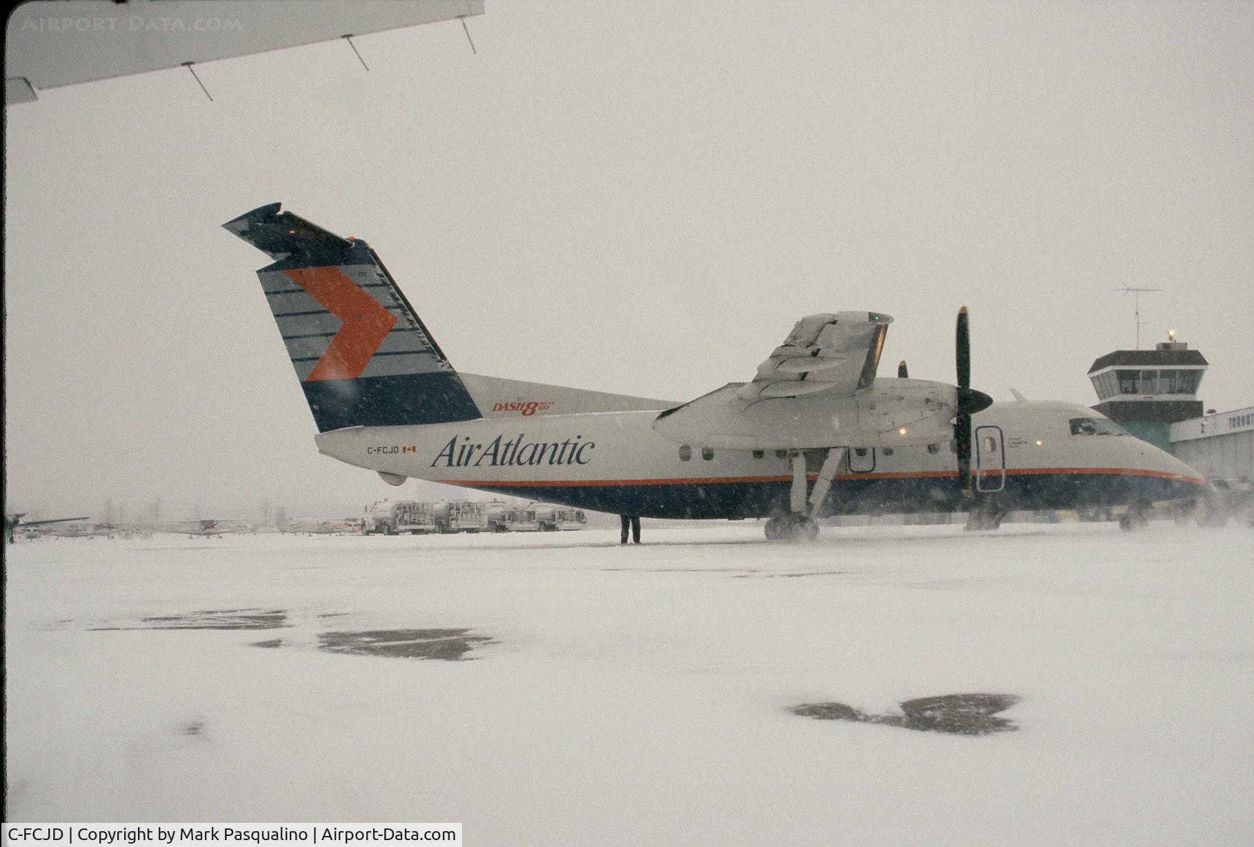 C-FCJD, 1989 De Havilland Canada DHC-8-102 Dash 8 C/N 158, DHC-8-102