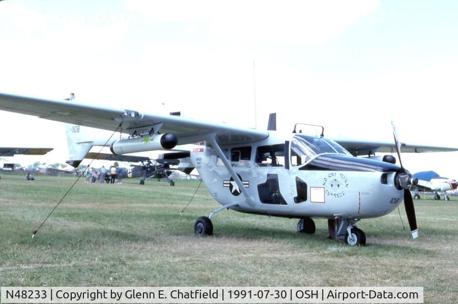 N48233, 1968 Cessna M337B (O-2A) Super Skymaster C/N 337M-0294, O-2A 68-11018 at the EAA fly in