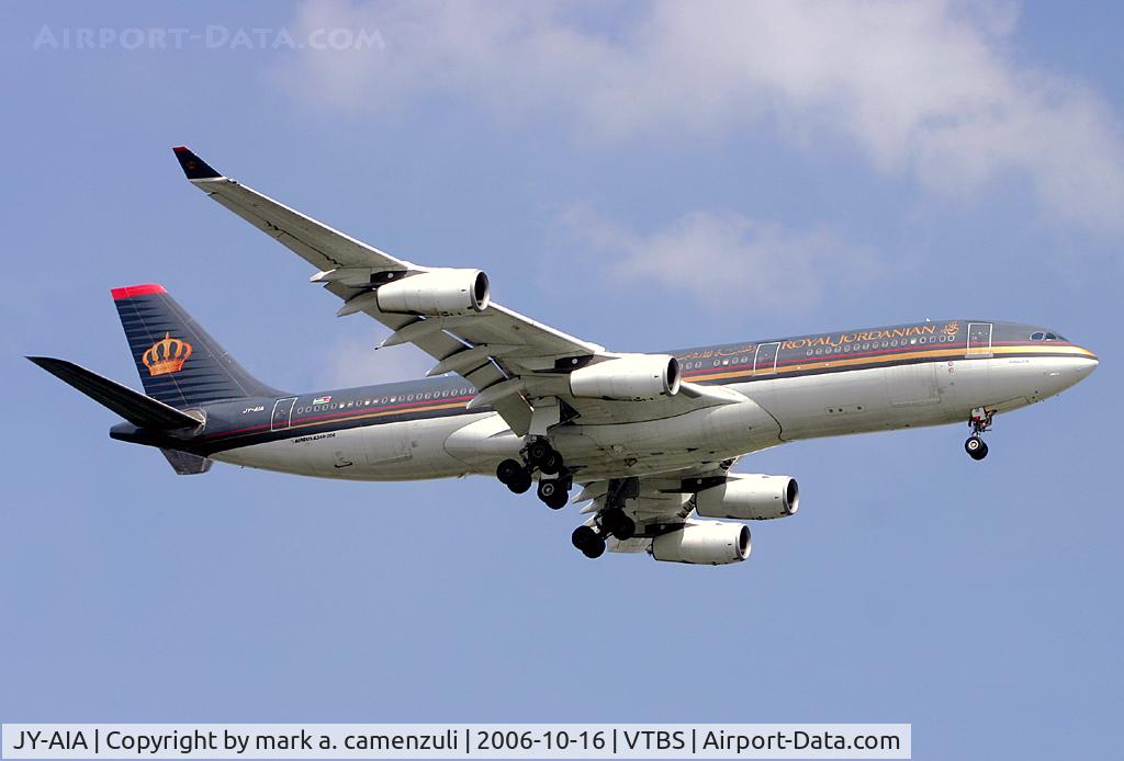 JY-AIA, 1993 Airbus A340-211 C/N 038, A.340