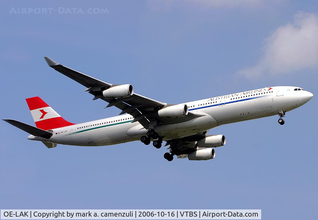 OE-LAK, 1997 Airbus A340-313 C/N 169, A.340