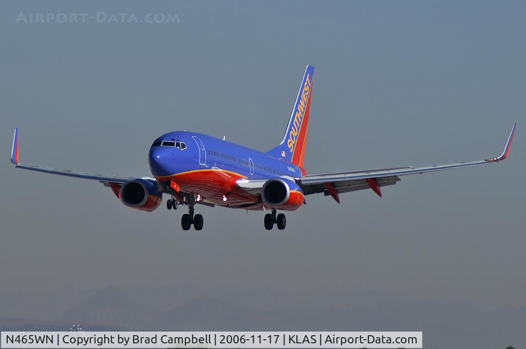 N465WN, 2004 Boeing 737-7H4 C/N 33829, Southwest Airlines / 2004 Boeing 737-7H4