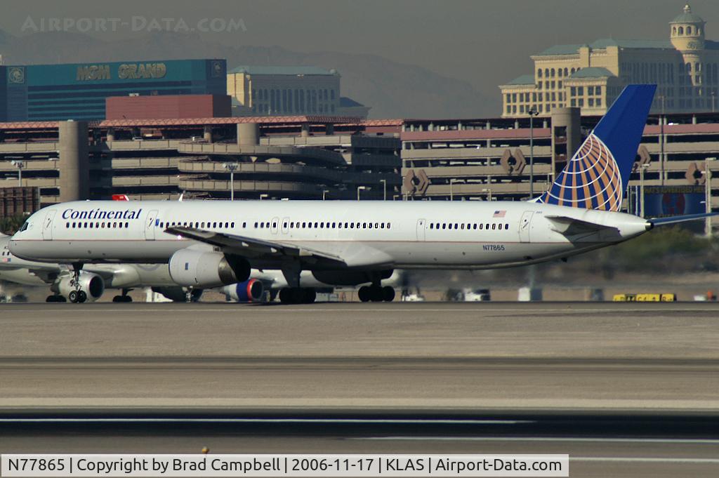N77865, 2002 Boeing 757-33N C/N 32589, Continental Airlines / 2002 Boeing 757-33N