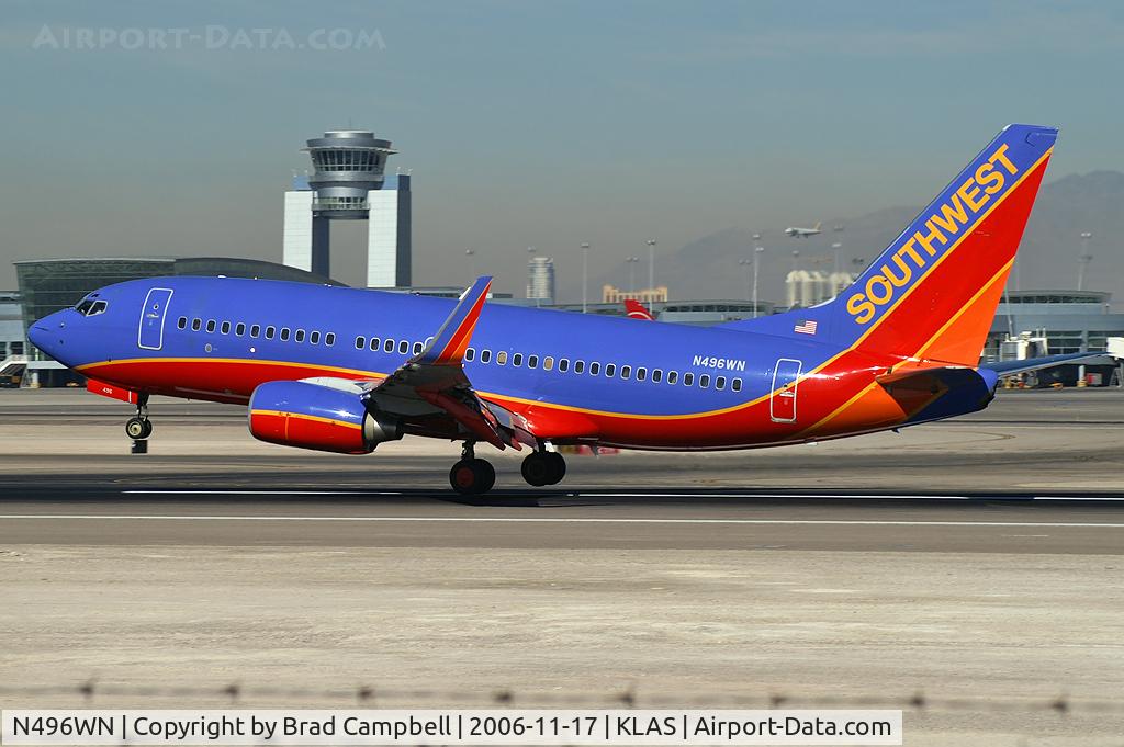 N496WN, 2004 Boeing 737-7H4 C/N 32478, Southwest Airlines / 2004 Boeing 737-7H4