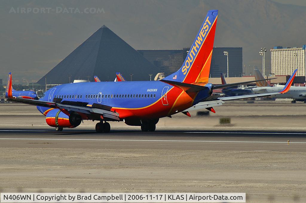 N406WN, 2001 Boeing 737-7H4 C/N 27894, Southwest Airlines / 2001 Boeing 737-7H4