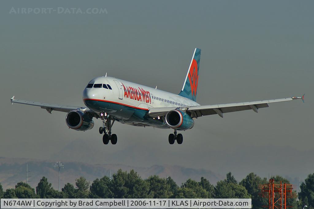 N674AW, 2005 Airbus A320-232 C/N 2359, America West Airlines / 2005 Airbus A320-232