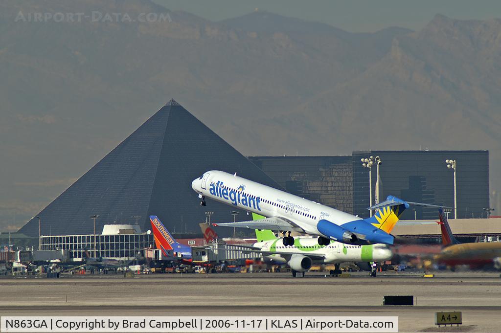N863GA, 1989 McDonnell Douglas MD-83 (DC-9-83) C/N 49911, Allegiant Air / McDonnell Douglas DC-9-83(MD-83)