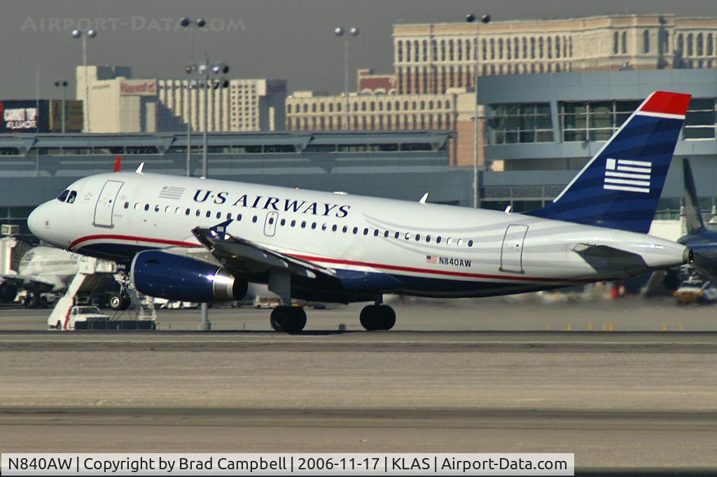 N840AW, 2006 Airbus A319-132 C/N 2690, US Airways / 2006 Airbus A319-132