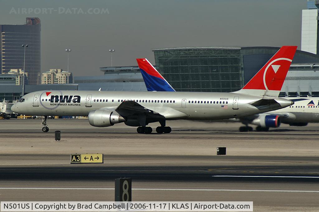N501US, 1985 Boeing 757-251 C/N 23190, Northwest Airlines / 1985 Boeing 757-251