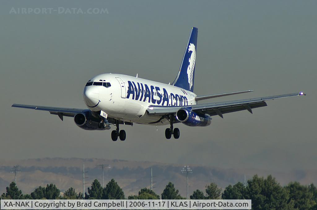XA-NAK, 1986 Boeing 737-219 C/N 23474, Aviacsa Airlines / Boeing 737-219 (Adv)