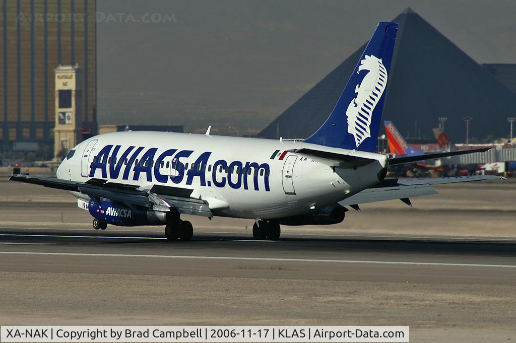 XA-NAK, 1986 Boeing 737-219 C/N 23474, Aviacsa Airlines / (1986) Boeing 737-219 (Adv)