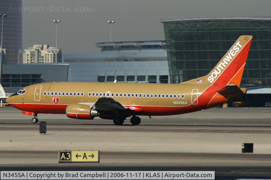 N345SA, 1987 Boeing 737-3K2 C/N 23786, Southwest Airlines / 1987 Boeing 737-3K2