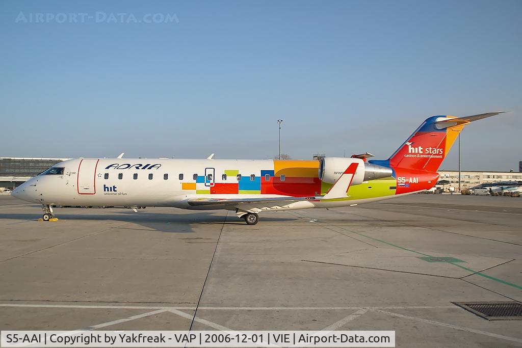 S5-AAI, 1998 Canadair CRJ-200LR (CL-600-2B19) C/N 7248, Adria Airways Regionaljet in special colors