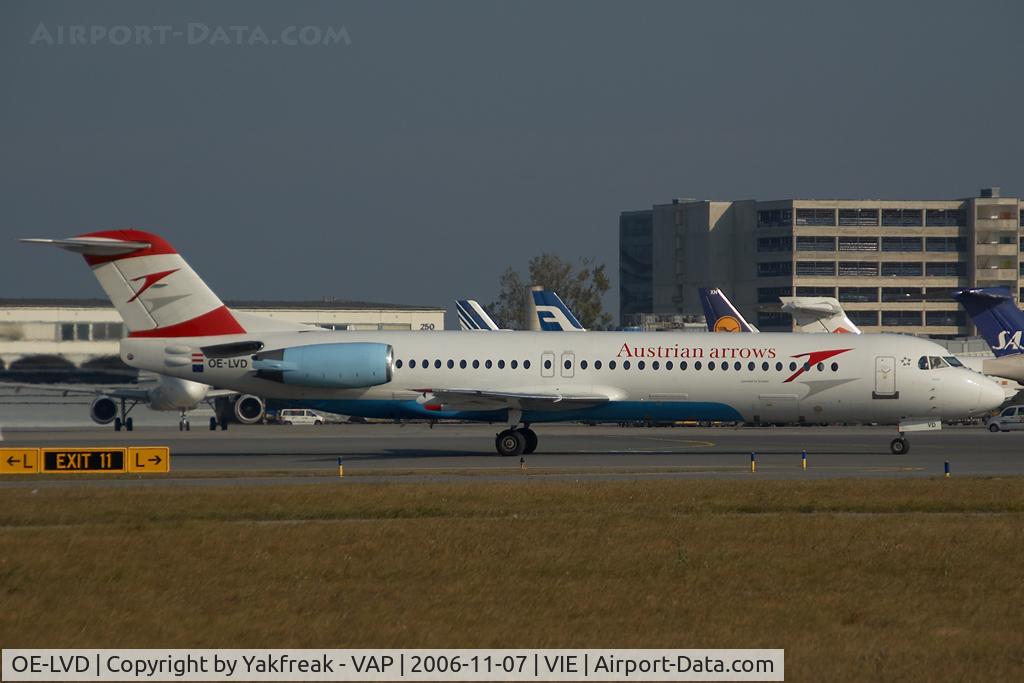 OE-LVD, 1994 Fokker 100 (F-28-0100) C/N 11515, Austrian Arrows Fokker 100