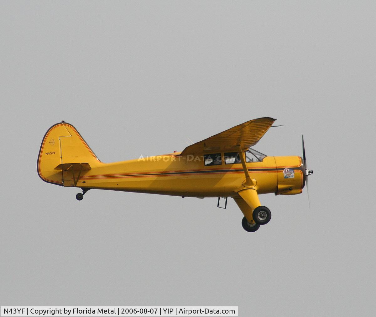 N43YF, 1943 Stinson V77 Reliant C/N 77-452, Willow Run