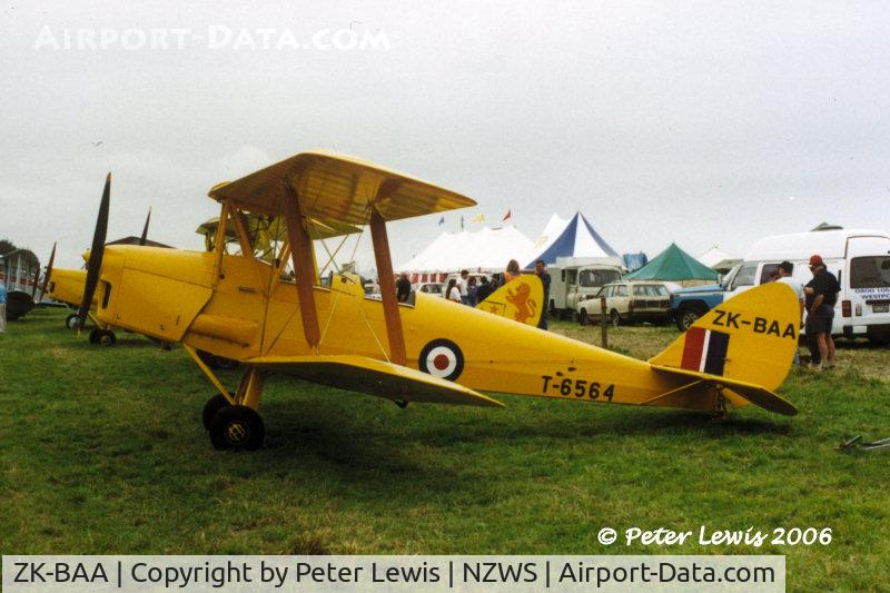 ZK-BAA, De Havilland DH-82A Tiger Moth II C/N 84893, DH82A ZK-BAA