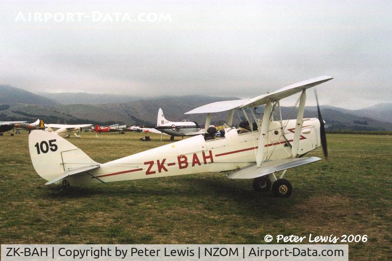 ZK-BAH, De Havilland DH-82A Tiger Moth II C/N 83589, DH82A ZK-BAH