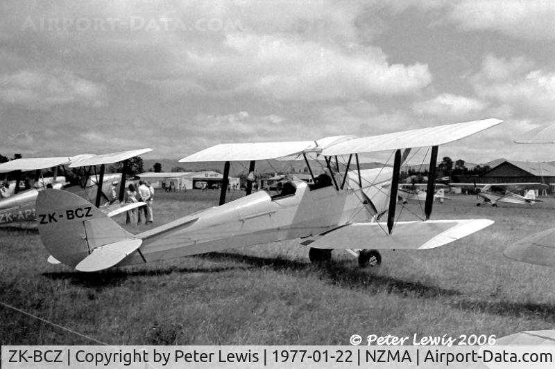 ZK-BCZ, De Havilland New Zealand DH-82A Tiger Moth C/N DHNZ155, DH82A ZK-BCZ