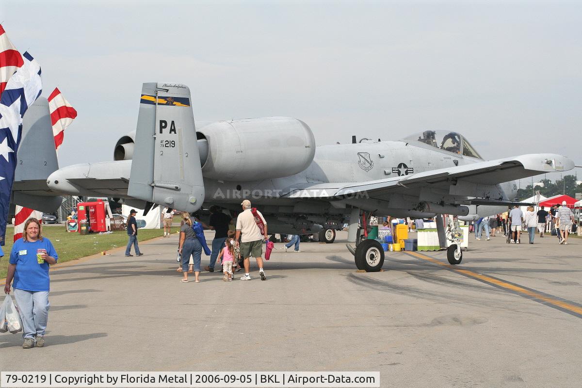 79-0219, 1979 Fairchild Republic A-10A Thunderbolt II C/N A10-0483, A-10