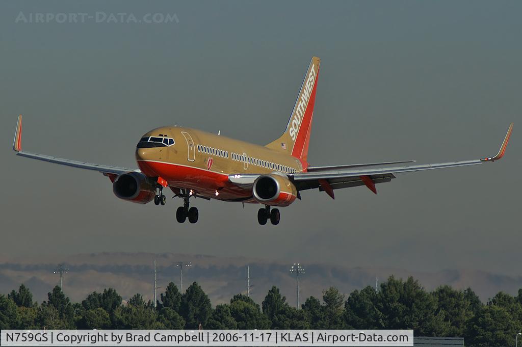 N759GS, 1999 Boeing 737-7H4 C/N 30544, Southwest Airlines / 1999 Boeing 737-7H4