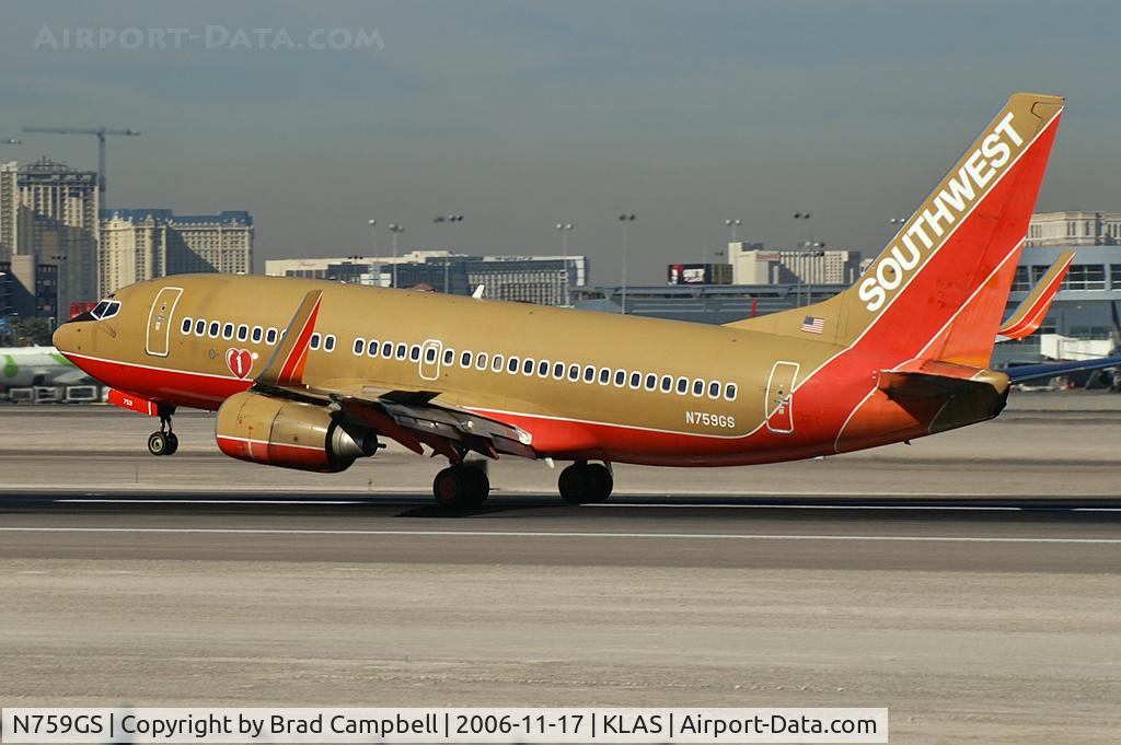 N759GS, 1999 Boeing 737-7H4 C/N 30544, Southwest Airlines / 1999 Boeing 737-7H4