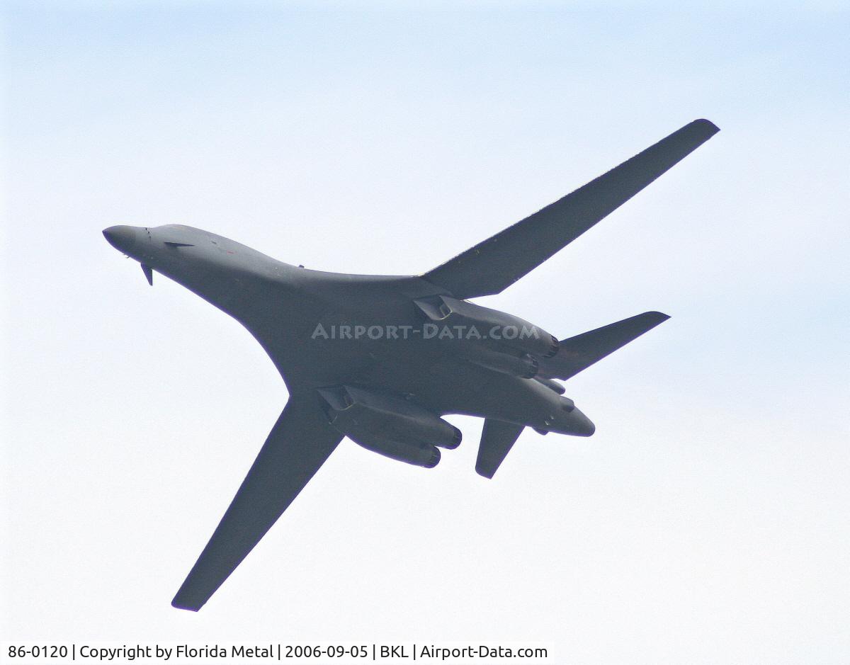 86-0120, 1986 Rockwell B-1B Lancer C/N 80, B-1B Lancer