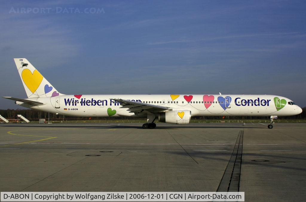 D-ABON, 2000 Boeing 757-330 C/N 29023, visitor