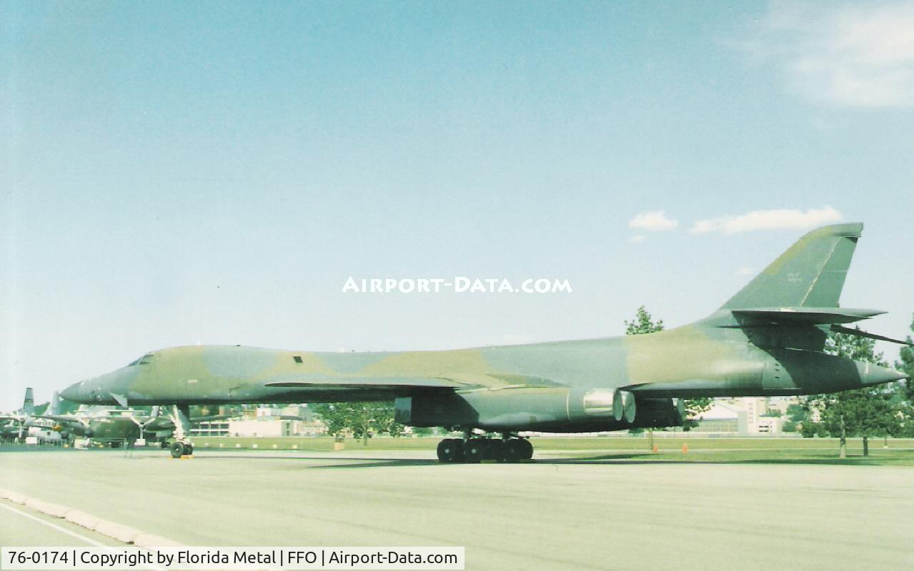 76-0174, 1976 Rockwell B-1A Lancer C/N 004, B-1b at the USAF Museum in Dayton