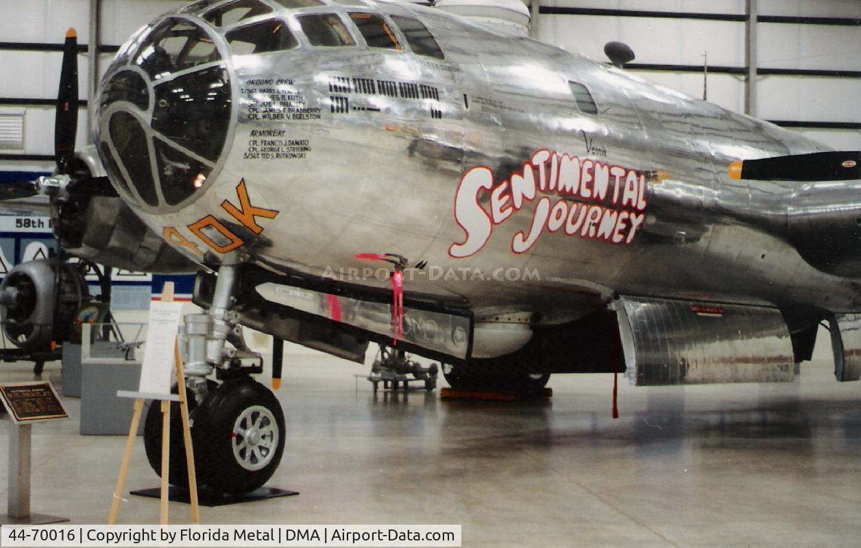 44-70016, 1944 Boeing TB-29-75-BW Superfortress C/N 10848, B-29A Super Fortress
