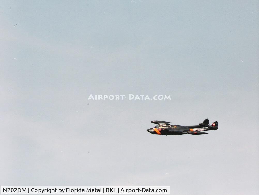 N202DM, 1955 De Havilland (F+W Emmen) DH-112 Venom FB.50 C/N 826, Cleveland Airshow