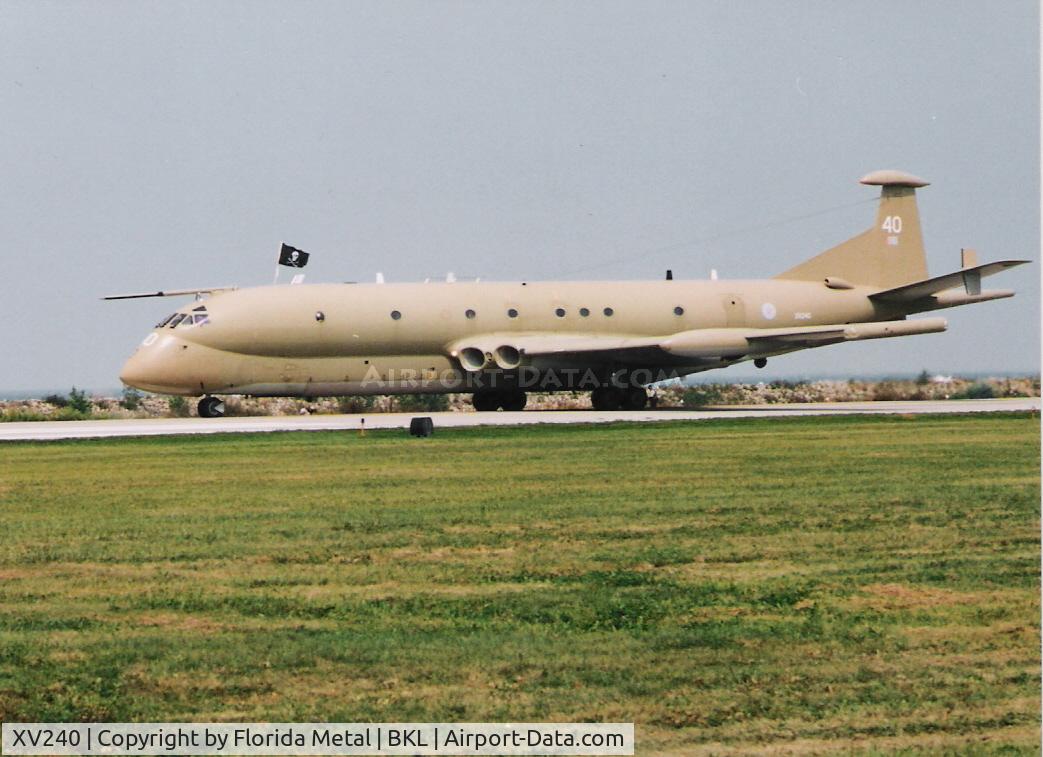 XV240, Hawker Siddeley Nimrod MR.2 C/N 8015, RAF Nimrod MR2 - thanks to Peter Nicholson for iding the plane