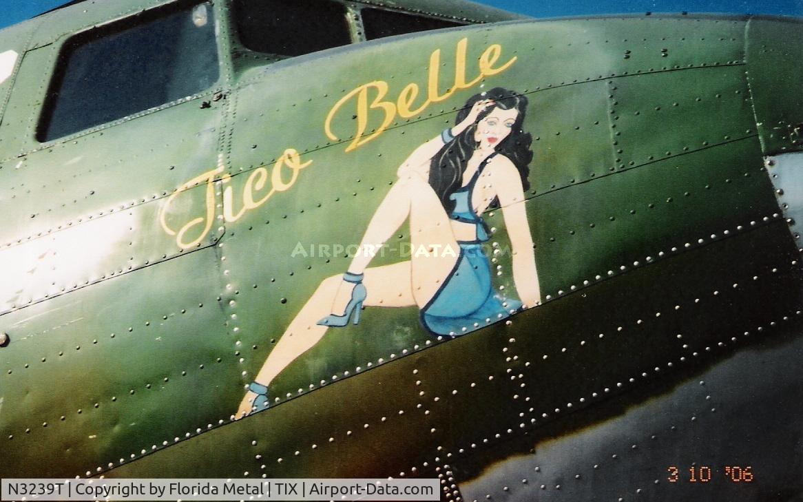 N3239T, 1943 Douglas DC3C-S1C3G (C-47A-65-DL) C/N 19054, Tico Belle