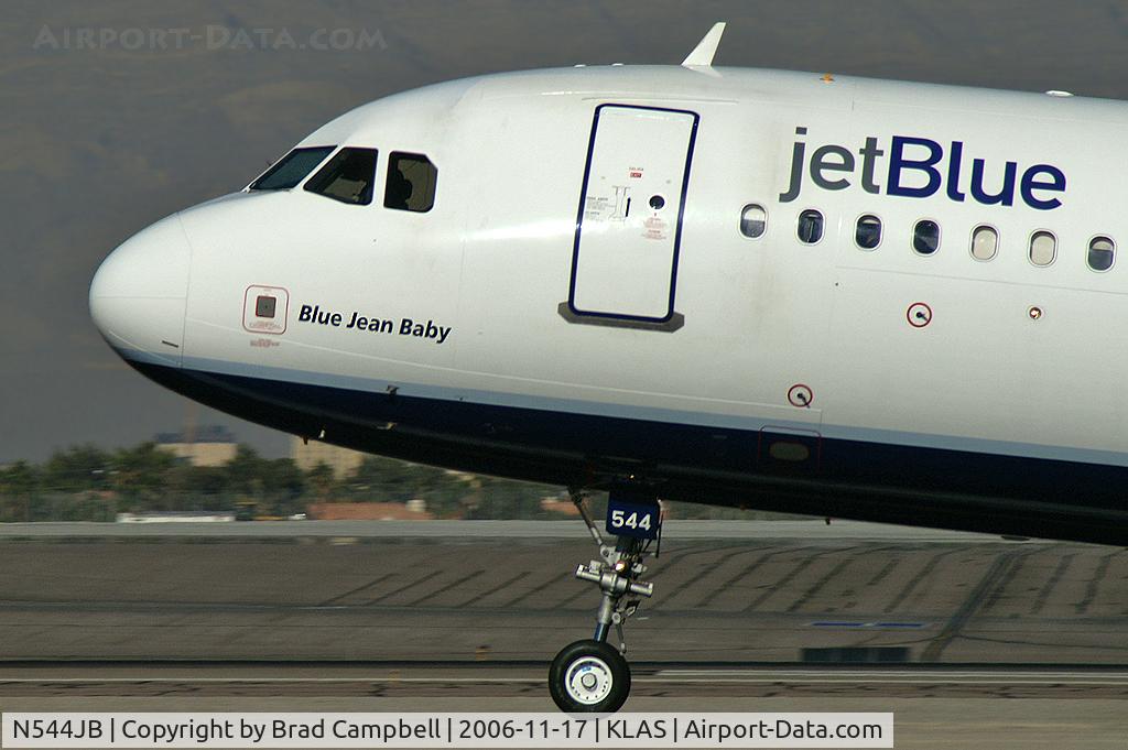 N544JB, 2002 Airbus A320-232 C/N 1835, jetBlue Airways - 'Blue Jean Baby' / 2002 Airbus A320-232