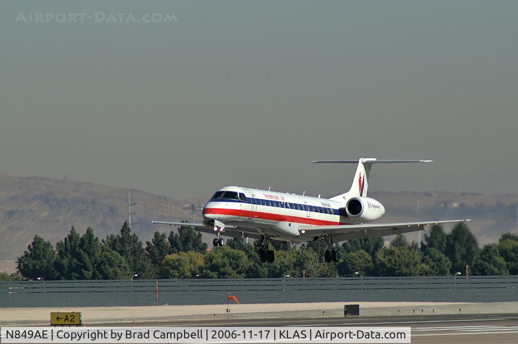 N849AE, 2003 Embraer ERJ-140LR (EMB-135KL) C/N 145716, American Eagle Airlines / 2003 Embraer EMB-135KL