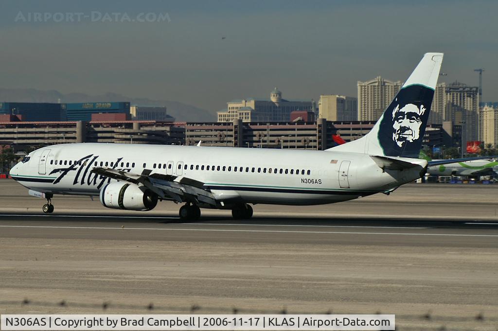 N306AS, 2001 Boeing 737-990 C/N 30014, Alaska Airlines / 2001 Boeing 737-990