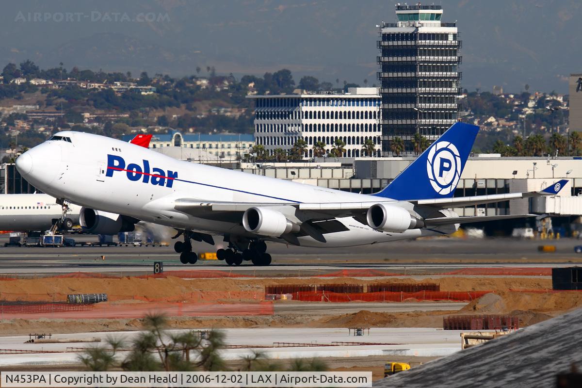 N453PA, 2001 Boeing 747-46NF C/N 30811, Polar Air Cargo N453PA (FLT PAC183) departing RWY 25R enroute to Incheon Int'l (RKSI) - Seoul, South Korea.