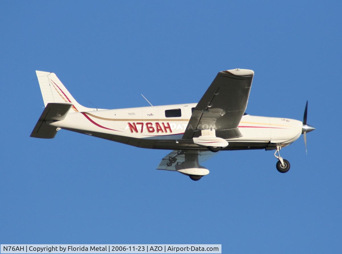 N76AH, 2004 Piper PA-32-301FT Saratoga C/N 3232029, Taking off from AZO