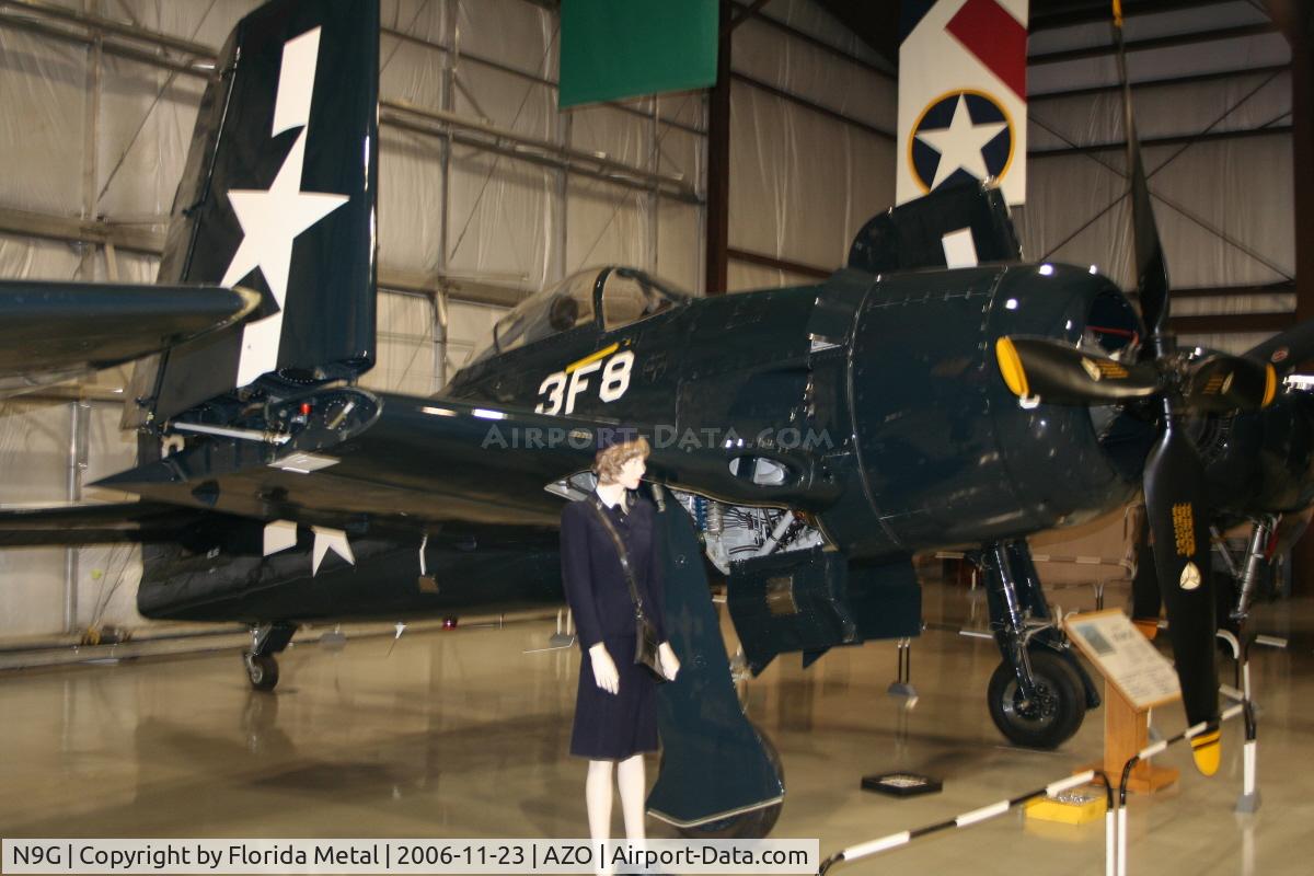 N9G, Grumman F8F-1 Bearcat C/N D.18, Kalamazoo Air Zoo