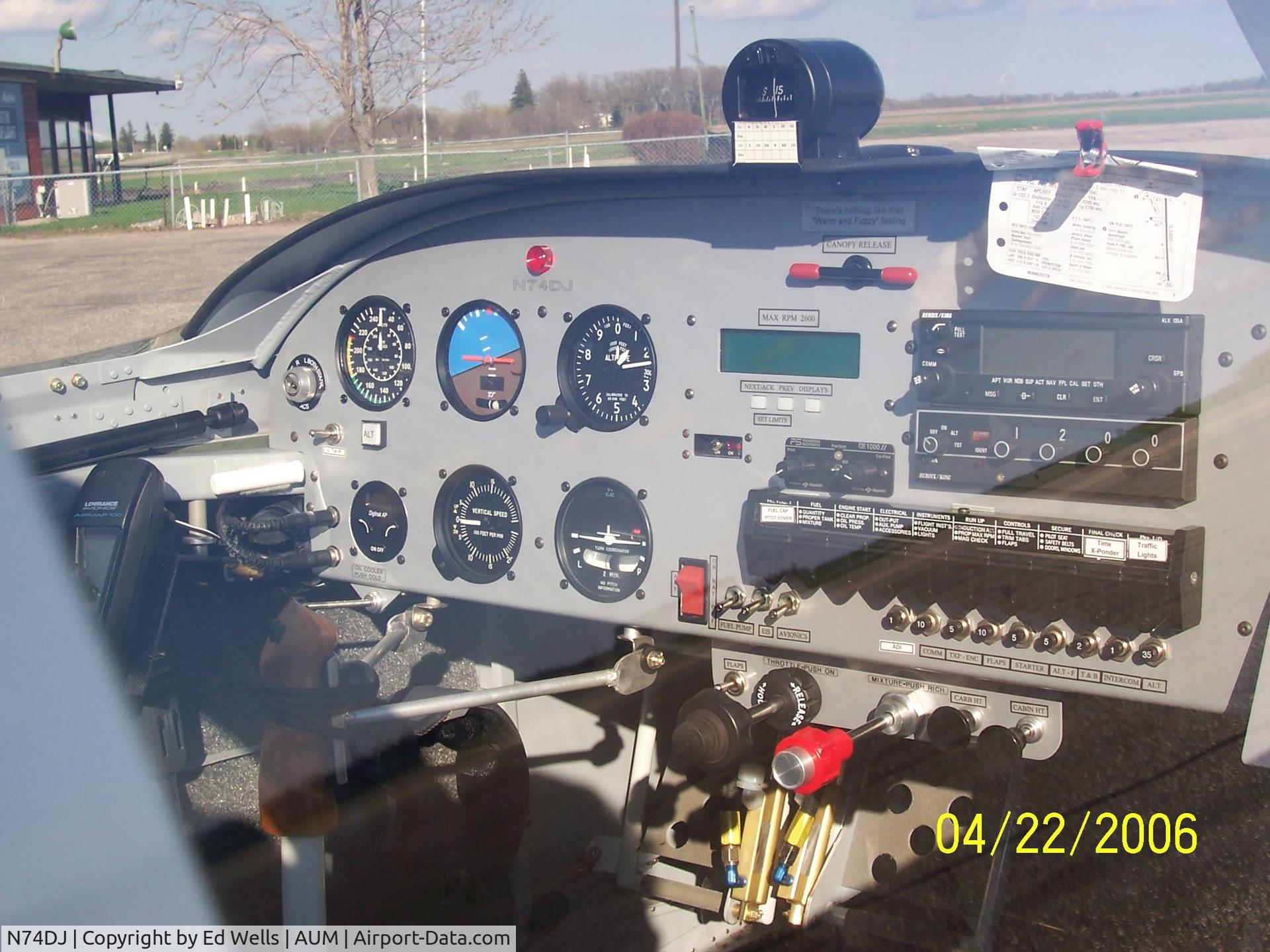 N74DJ, 2002 Vans RV-9A C/N 90181, Insturment Panel