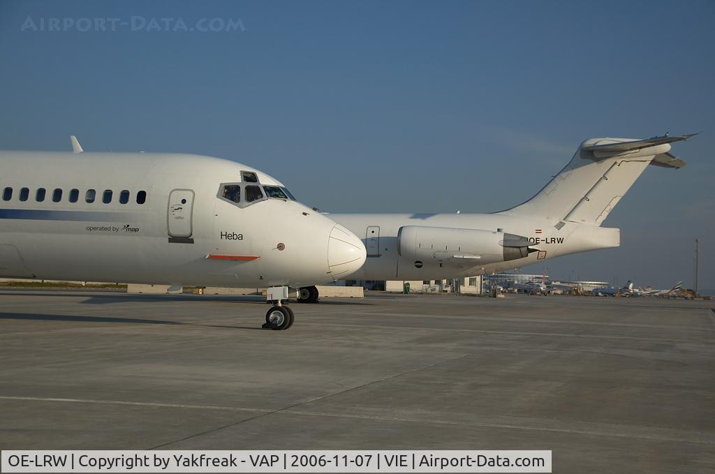 OE-LRW, 1989 McDonnell Douglas MD-83 (DC-9-83) C/N 49629, Map Jets MD80