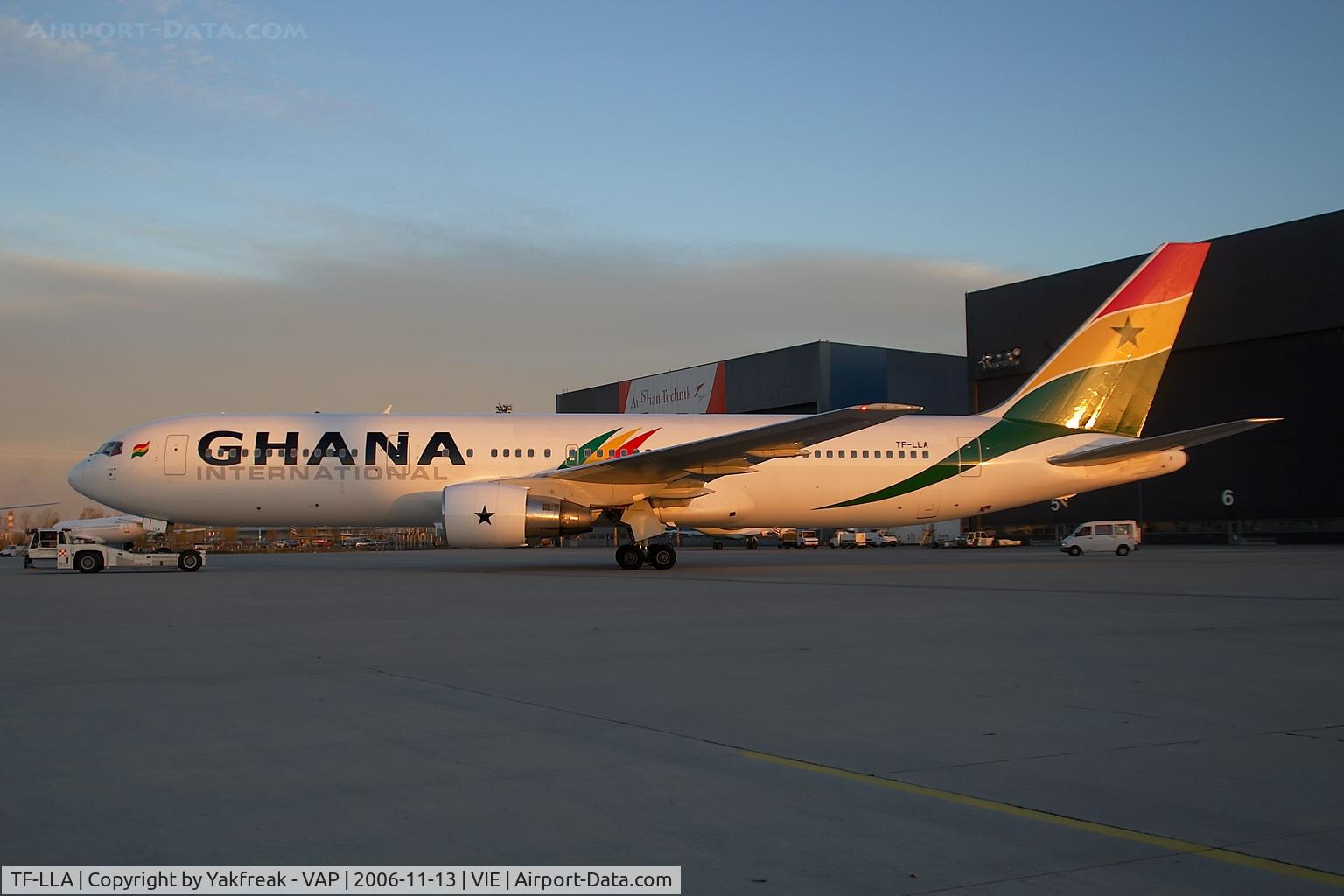 TF-LLA, 1989 Boeing 767-366/ER C/N 24541, Ghana Airways Boeing 767-300