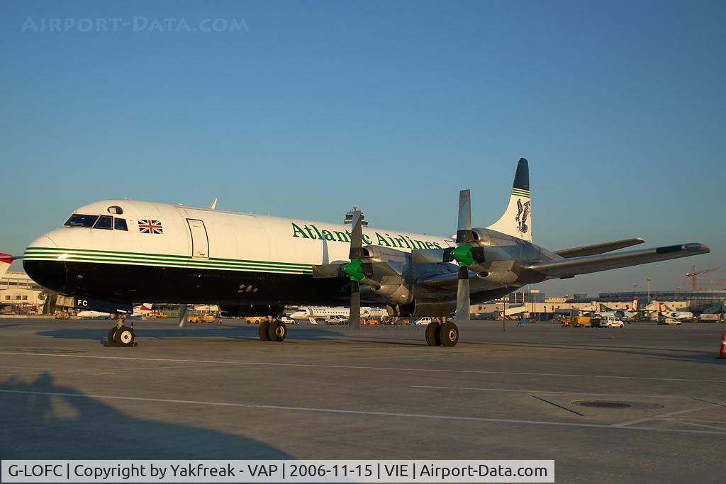 G-LOFC, 1959 Lockheed L-188C(F) Electra C/N 1100, Atlantic Airlines Lockheed Electra
