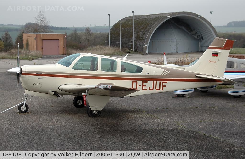 D-EJUF, 1988 Beech F33A Bonanza Bonanza C/N CE-1247, Beechcraft F33A Bonanza