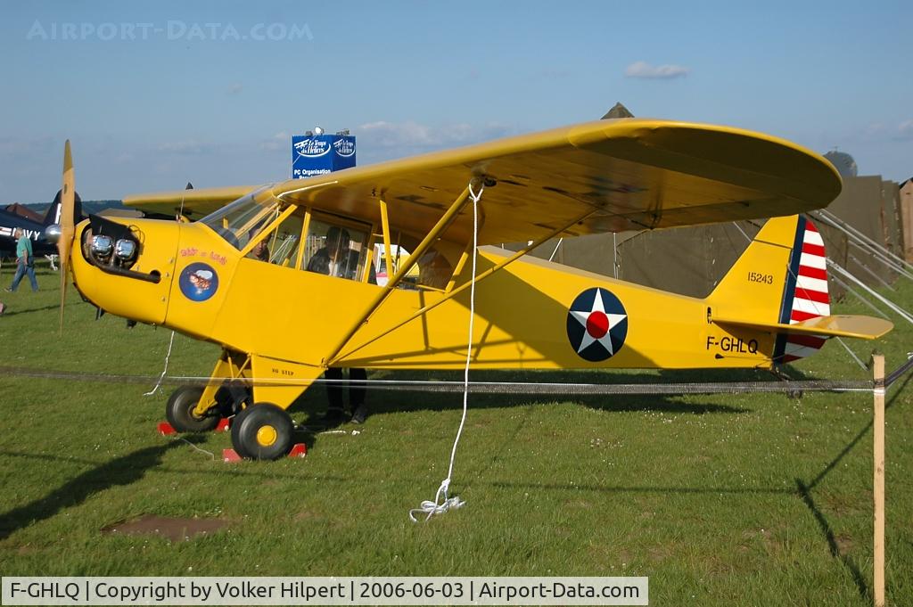 F-GHLQ, Piper J3C-65 Cub Cub C/N 15243, Piper J-3