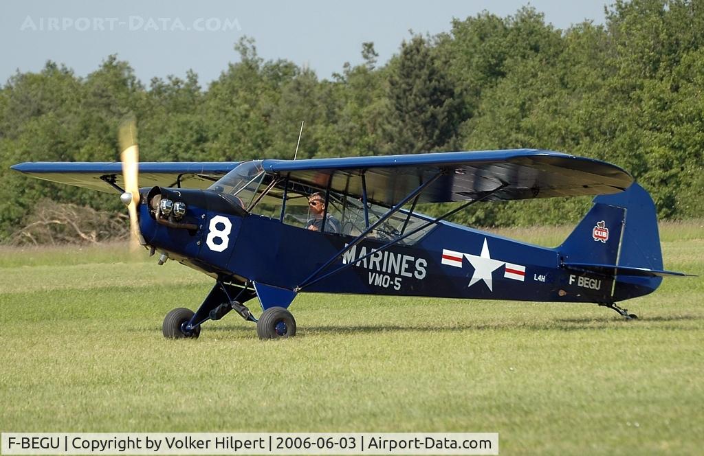 F-BEGU, Piper J3C-65 Cub Cub C/N 10384, Piper J-3 (L-4A)