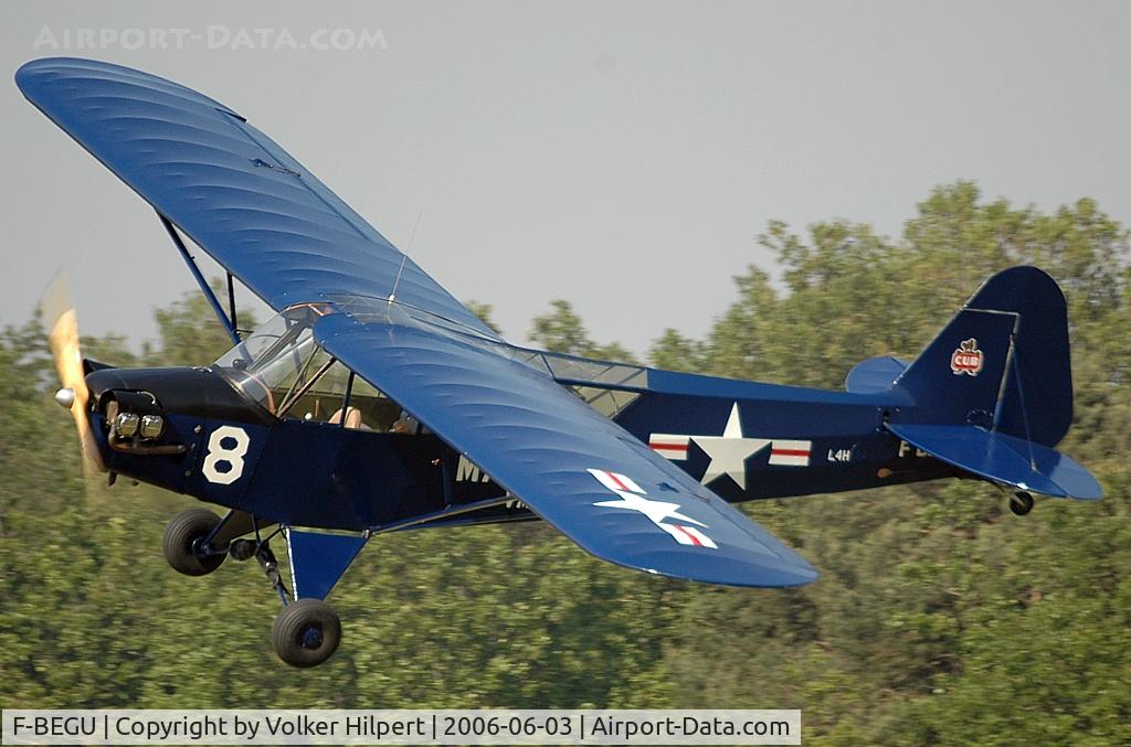 F-BEGU, Piper J3C-65 Cub Cub C/N 10384, Piper J-3 (L-4A)