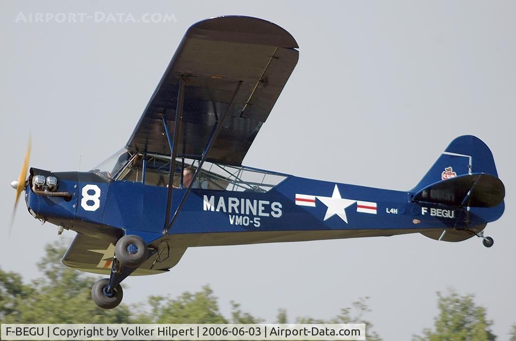 F-BEGU, Piper J3C-65 Cub Cub C/N 10384, Piper J-3 (L-4A)