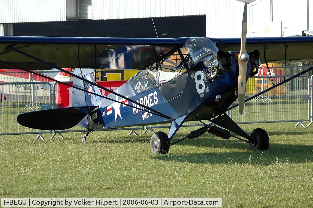 F-BEGU, Piper J3C-65 Cub Cub C/N 10384, Piper J-3 (L-4A)